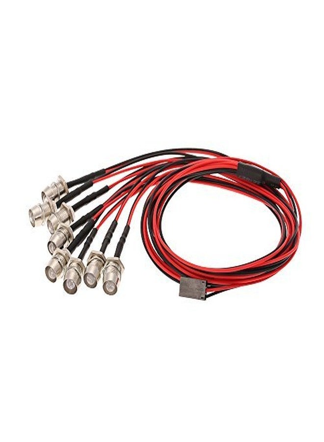 prorcmodel 8 LED Light Kit White Red Yellow for 1/10 1/8 Traxxas Redcat RC4WD Tamiya RC Car - Image 2